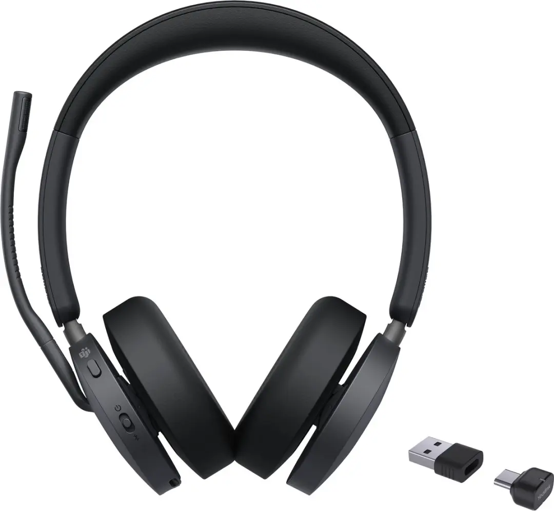 Yealink BH74 Headset - USB-C/A - Zwart - afbeelding 6 van 6