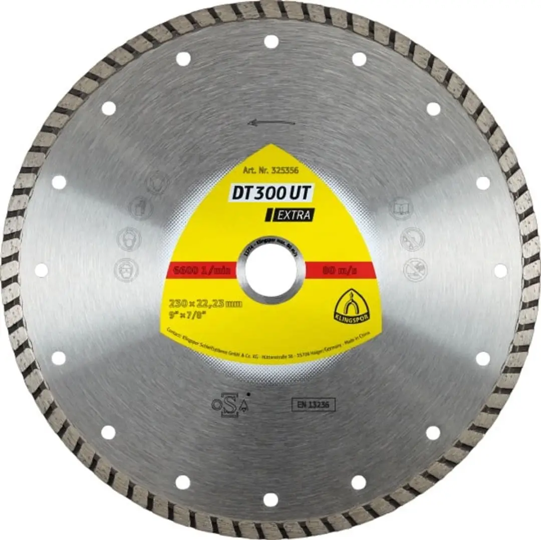 Klingspor DT 300 UT Extra Diamantdoorslijpschijf 125mm