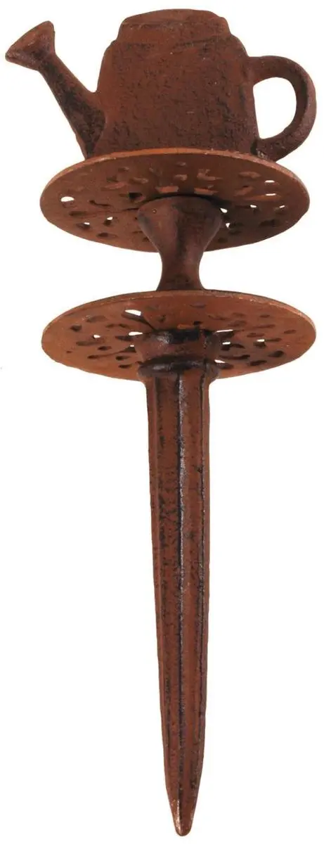 Esschert Design Tuinslanggeleider Gieter Antiekroest 4cm