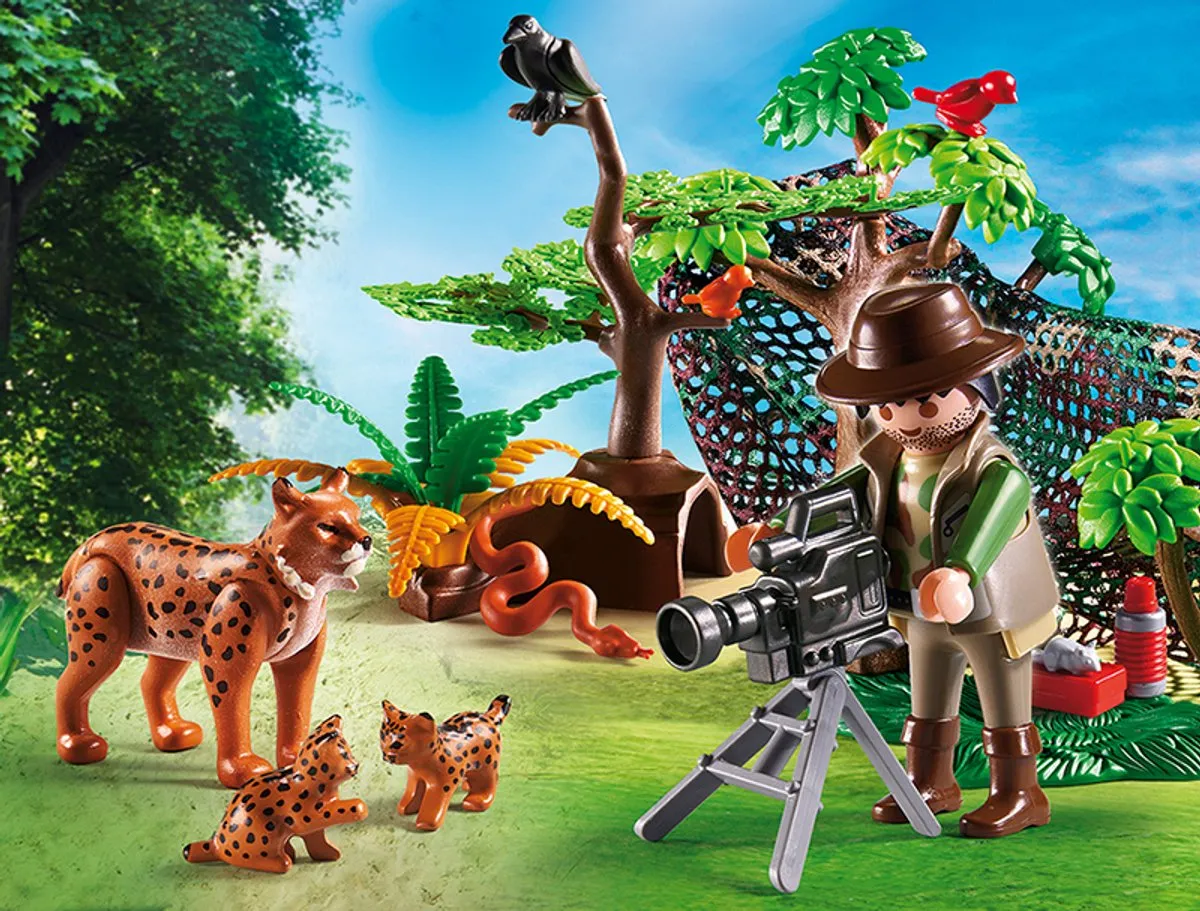 Playmobil Lynxen met Cameraman 5561 - Multicolor
