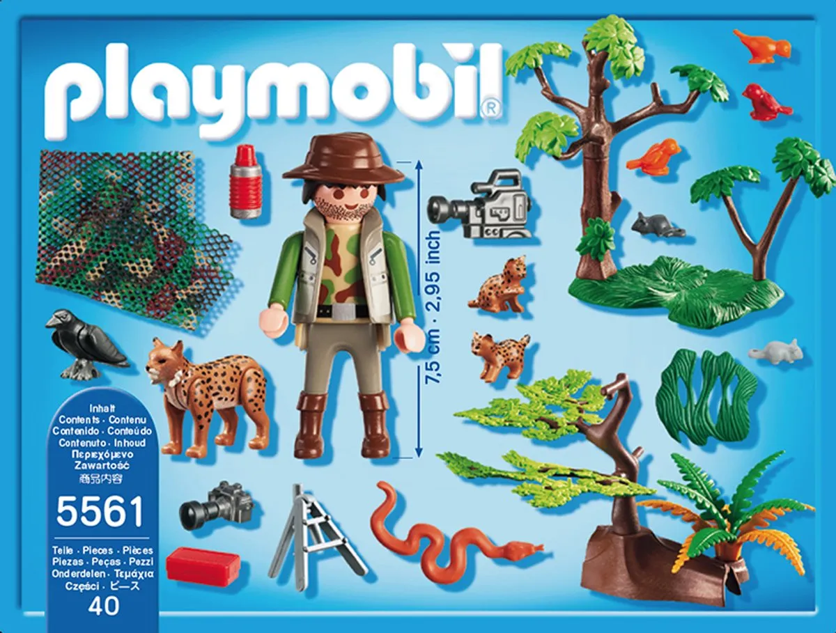 Playmobil Lynxen met Cameraman 5561 - Multicolor
