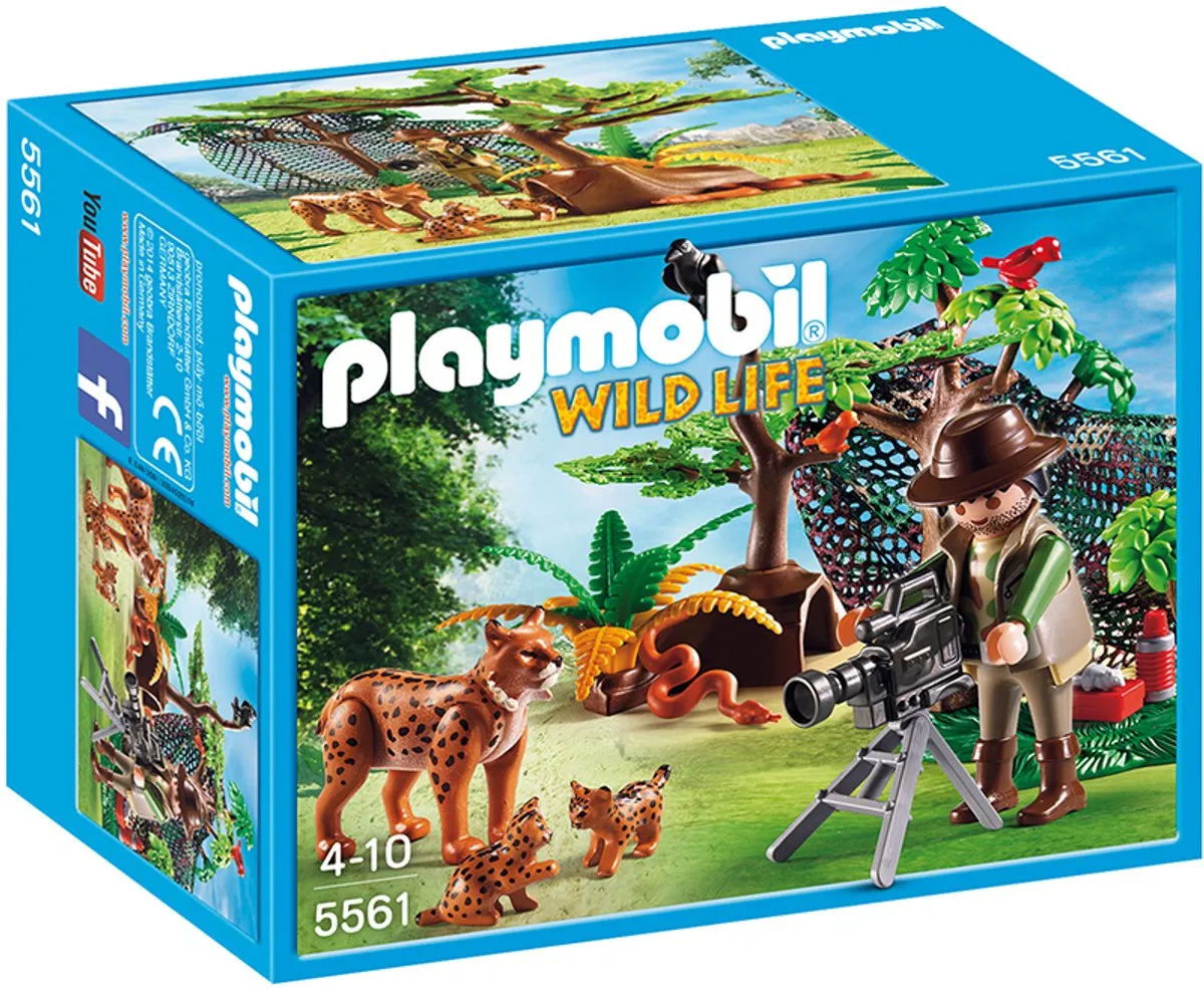 Playmobil Lynxen met Cameraman 5561 - Multicolor