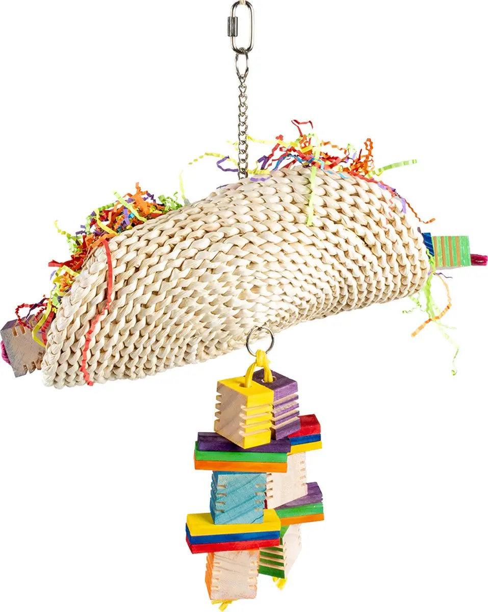 DuvoPlus Groovy Maïs Taco Vogel Speelgoed