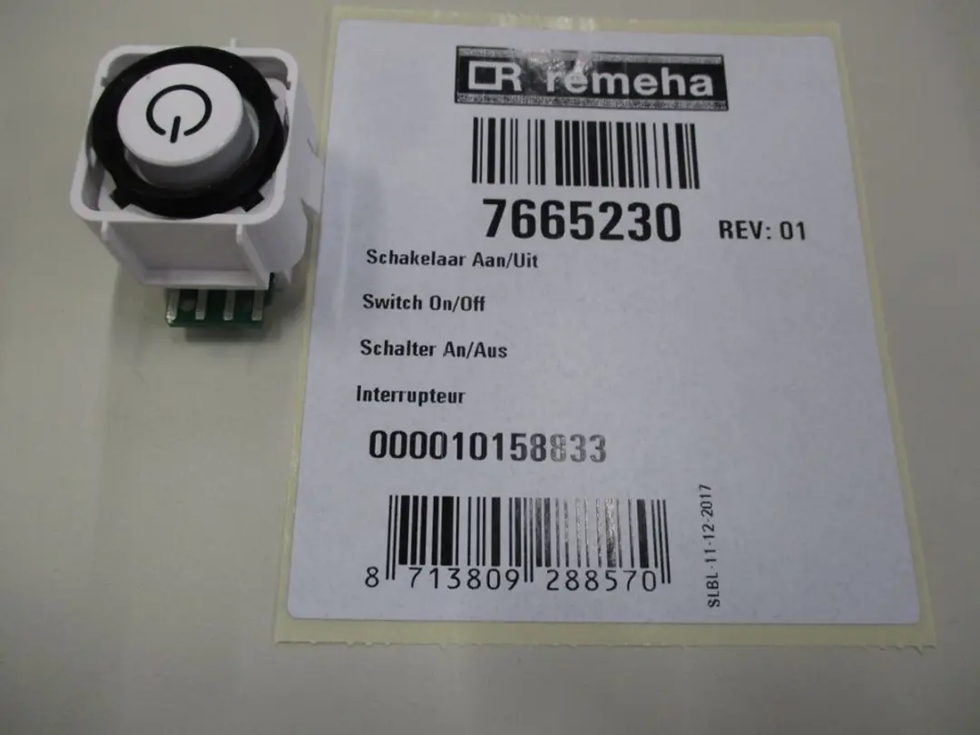 Remeha Netschakelaar Aan/Uit 7665230