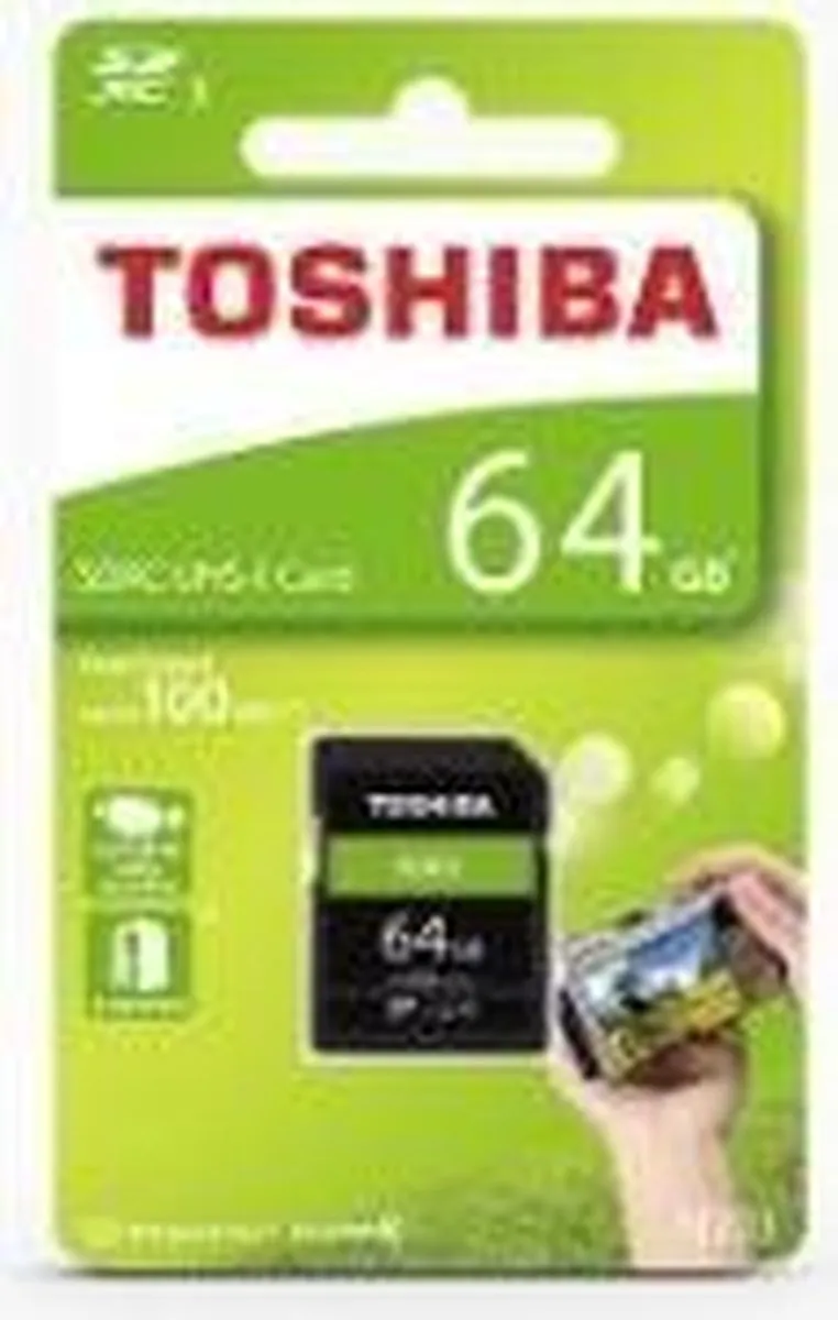 Toshiba 64GB SDHC CL10 - Opnamekaart