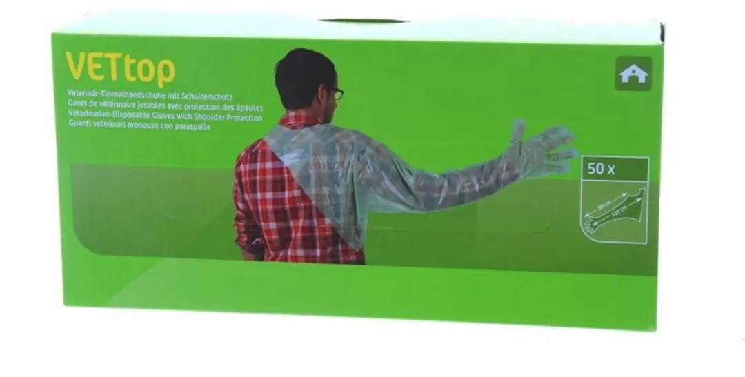 Kerbl Onderzoekshandschoen 120cm - 50 Stuks Groen