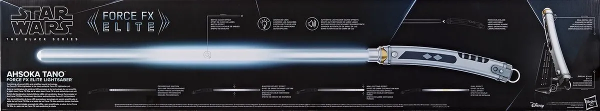 Star Wars Ahsoka Tano Force FX Elite Lightsaber Replica - Multi