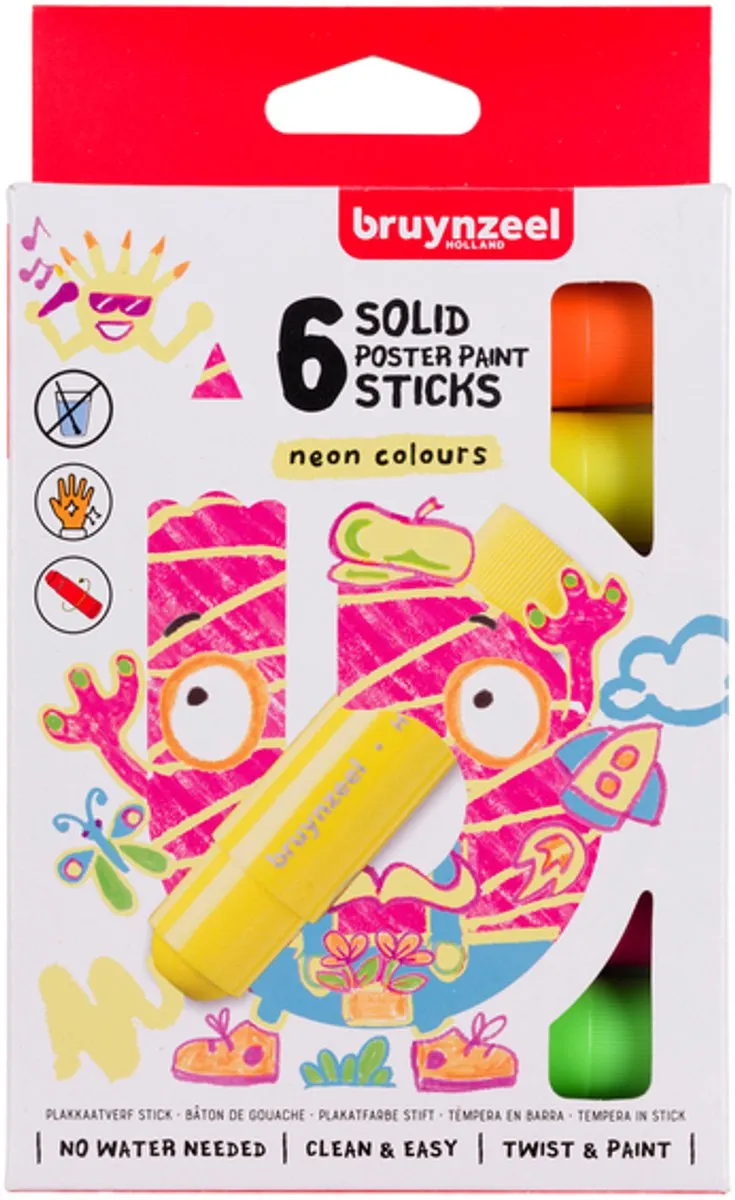 BRUYNZEEL Kids Verfstiften Set