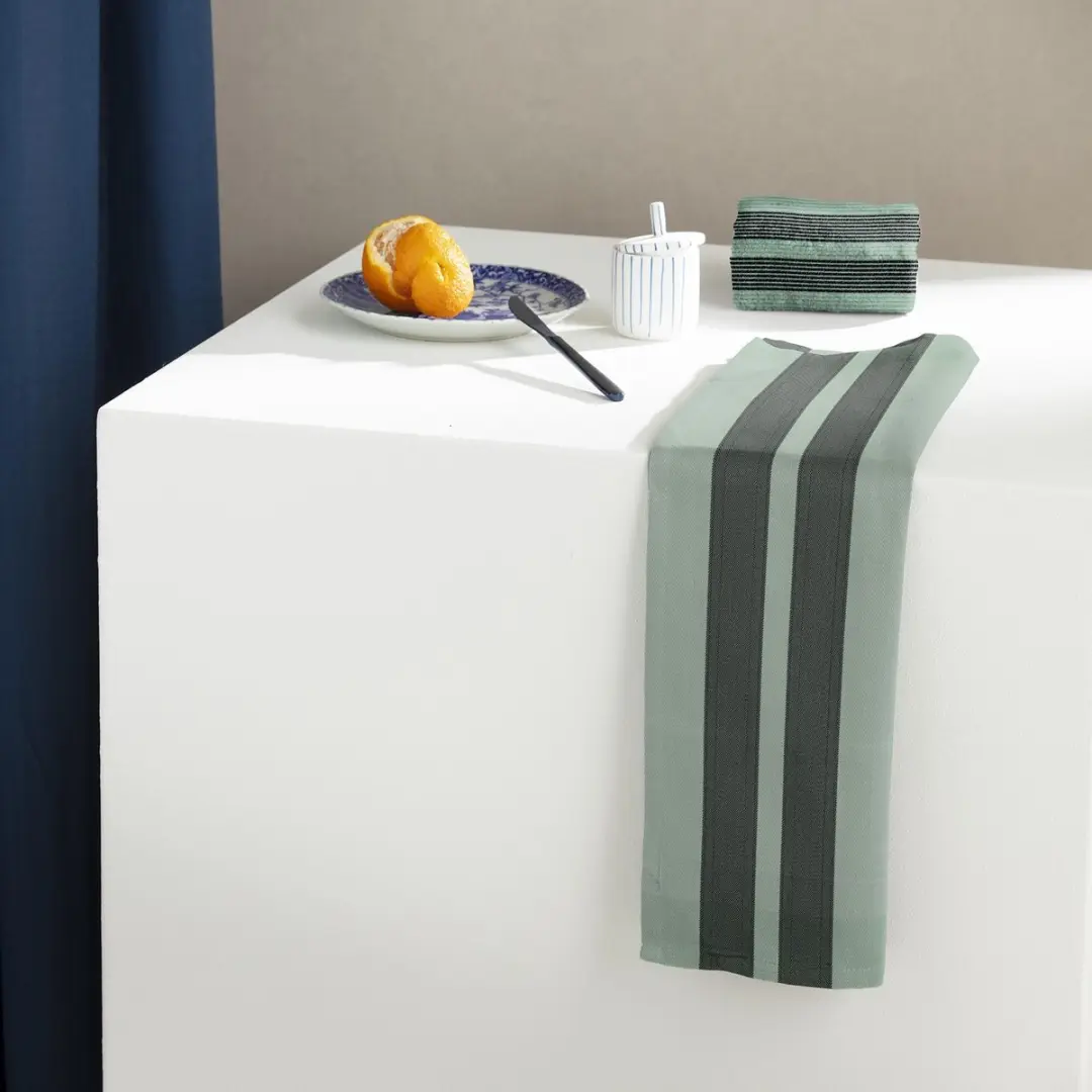 DDDDD Baxter Theedoeken 60x65cm - Groen - 6 Stuks