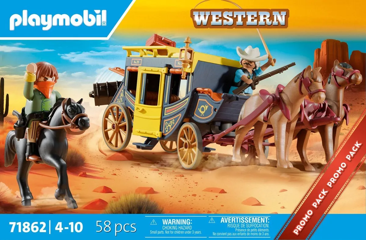 Playmobil History Postkoetsroof 71862 - Multicolor