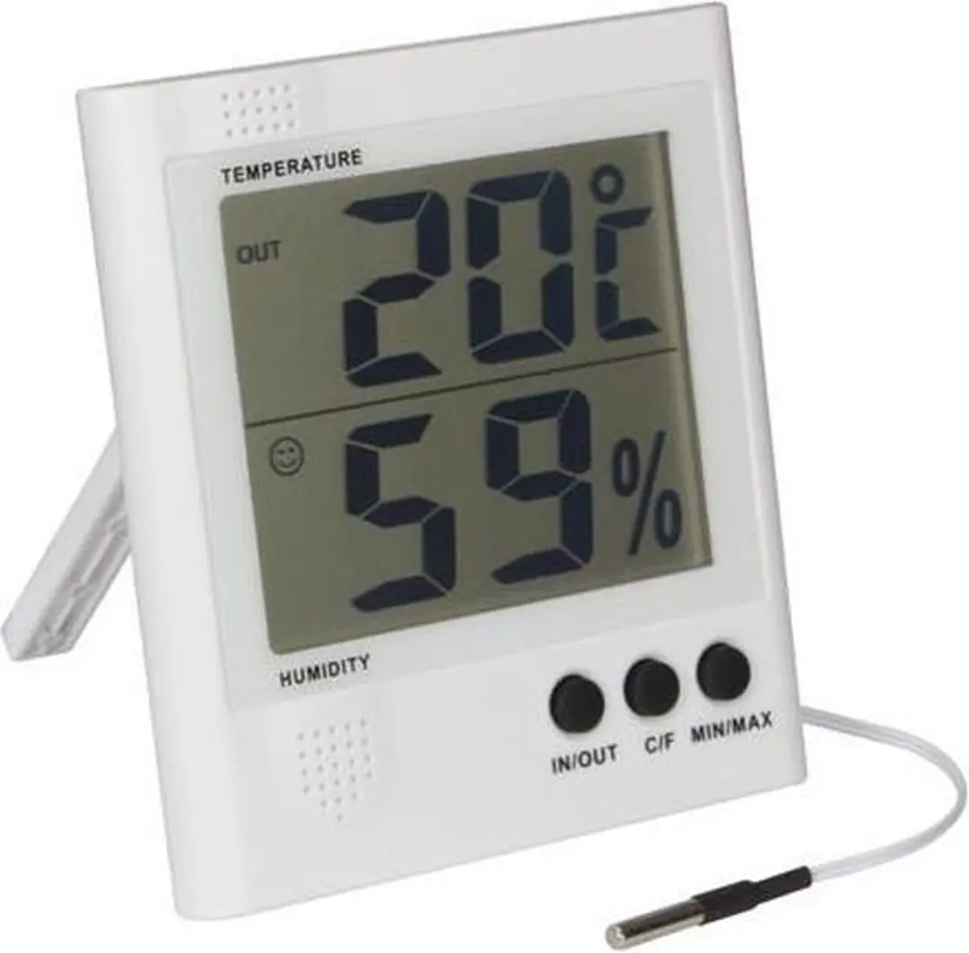 Velleman Digitale Thermo-/Hygrometer - Groot LCD