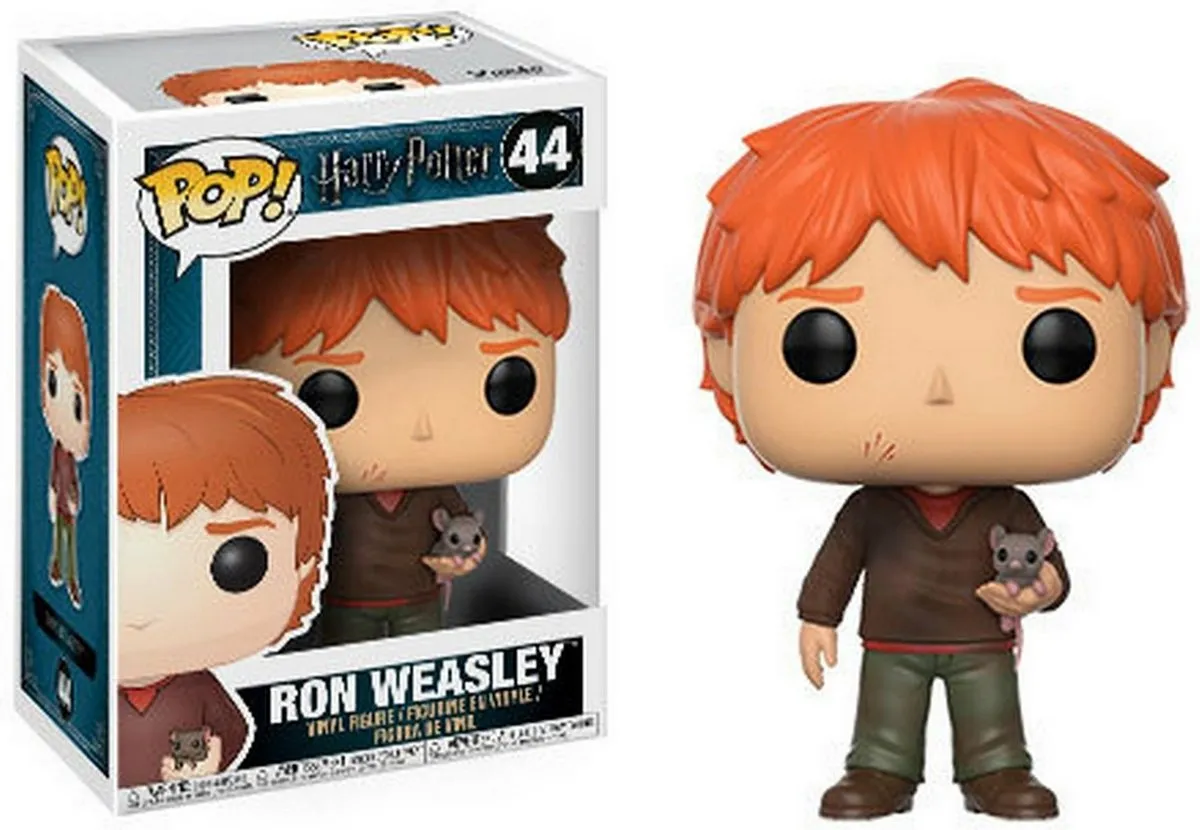 Funko POP! Ron Weasley met Scabbers Harry Potter Vinyl Figuur 9cm