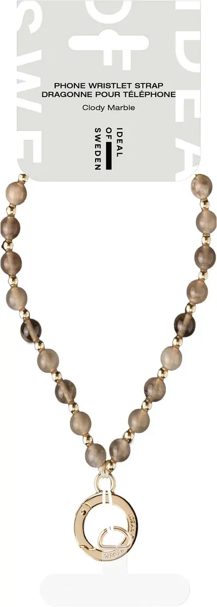 iDeal of Sweden Wristlet Strap IDCW-641 - Cloudy Marble