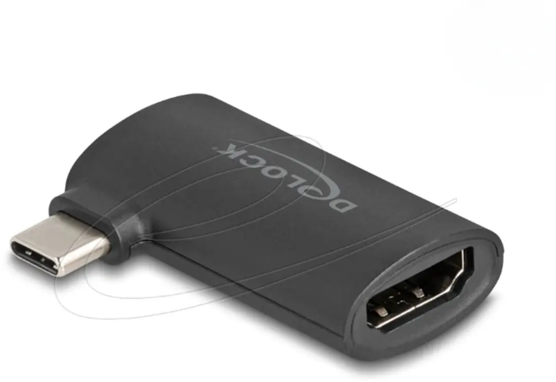 Delock 64289 USB-C naar HDMI Adapter 4K - Zwart - afbeelding 4 van 4
