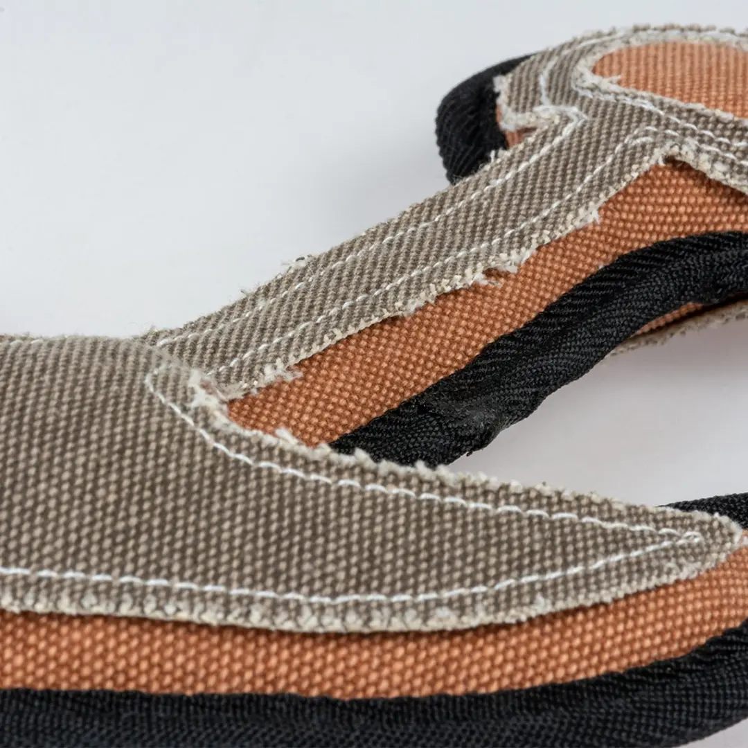DuvoPlus Canvas Anker Speelgoed Hond - 17,5x29x4,5cm Meerkleurig