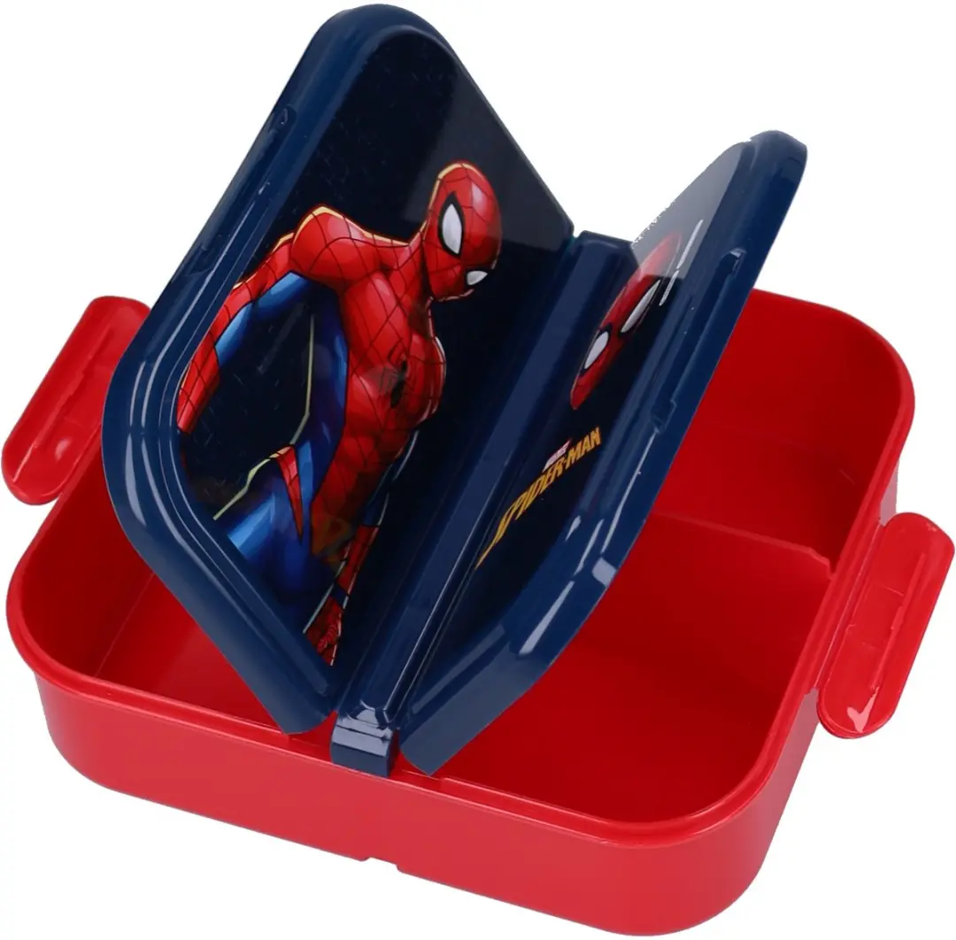 Spider-Man Eat Yum Repeat Lunchbox - Blauw - afbeelding 3 van 6