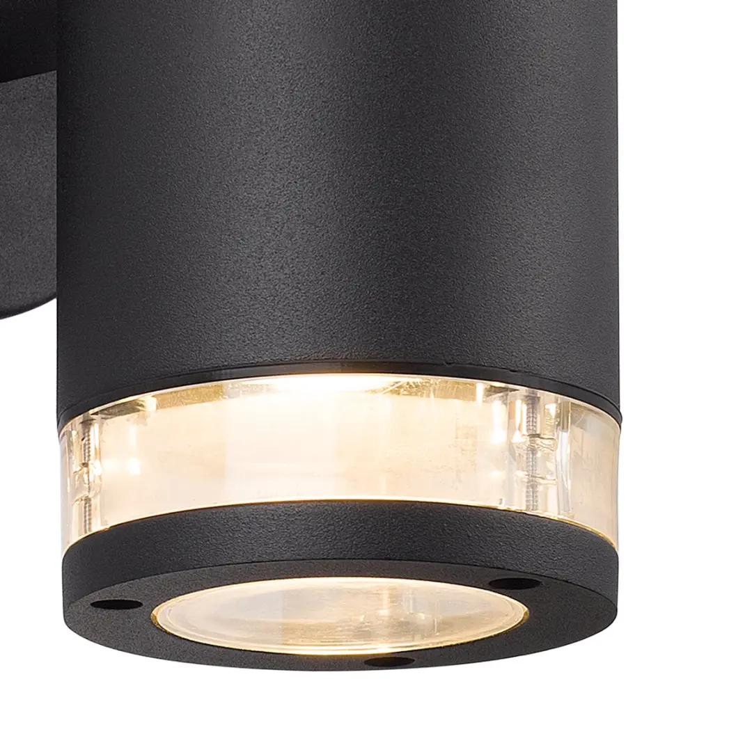 Nordlux Birk Wandlamp Up & Down 2xGU10 - Zwart