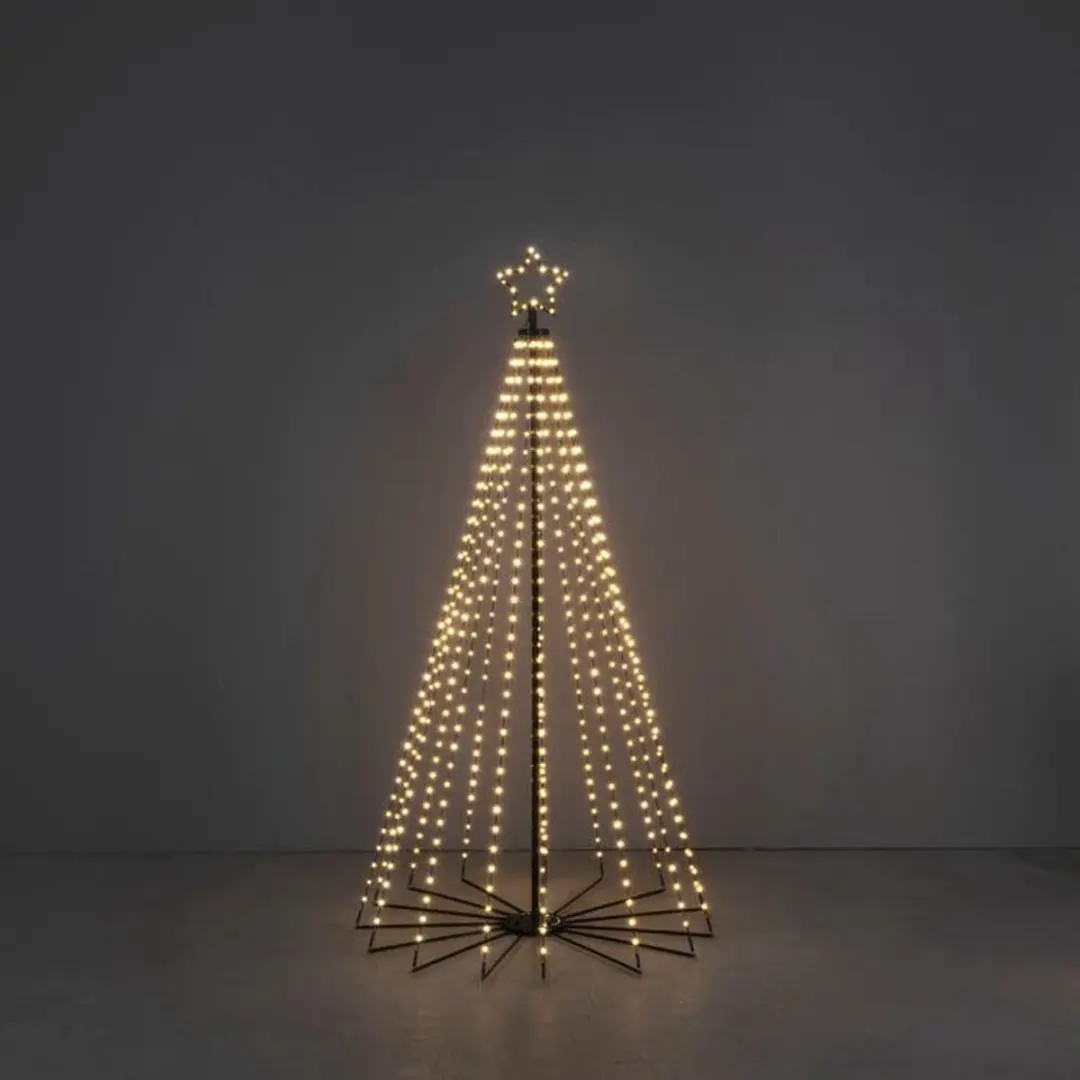Konstsmide LED Lichtgordijn 3D Kegel Pyramide