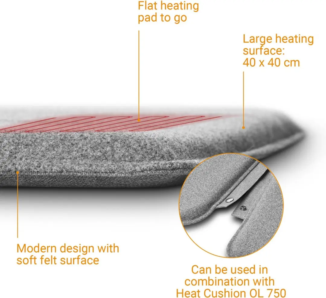 Medisana OL 700 Outdoor Warmtekussen - 3 standen - Grijs
