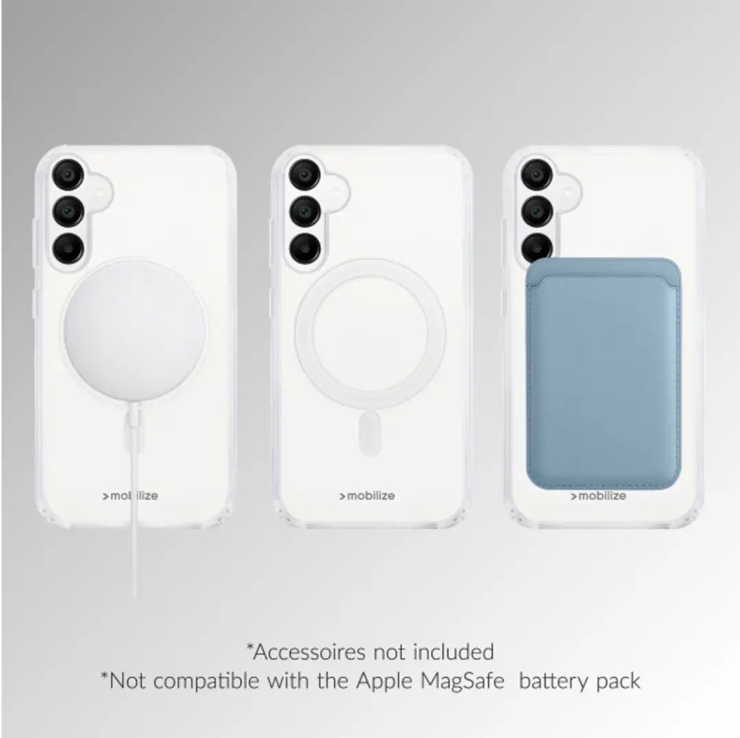 Mobilize MagSafe Case voor Samsung Galaxy S25 FE/S26 FE 5G - Transparant