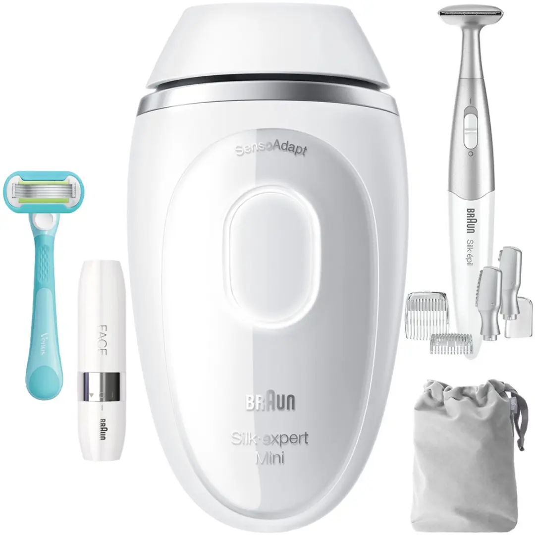Braun Silk·expert Mini PL1115 IPL Ontharingsapparaat - 300.000 Flitsen - Wit