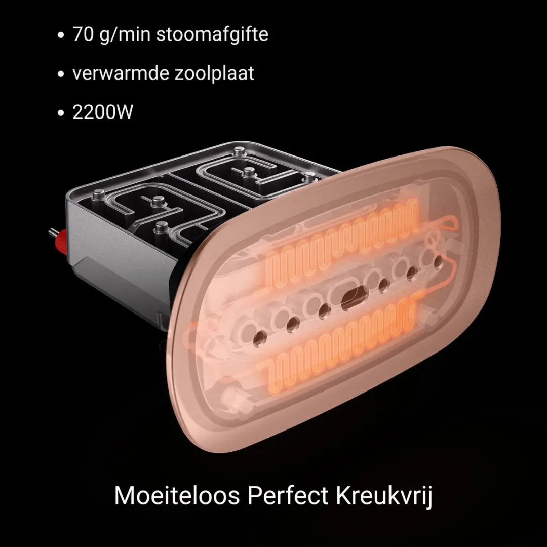 SteamOne Oscar Kledingstomer EUOS600B - 2200W - Zwart