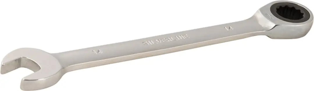 Silverline Vaste Steek-Ringratelsleutel 14mm