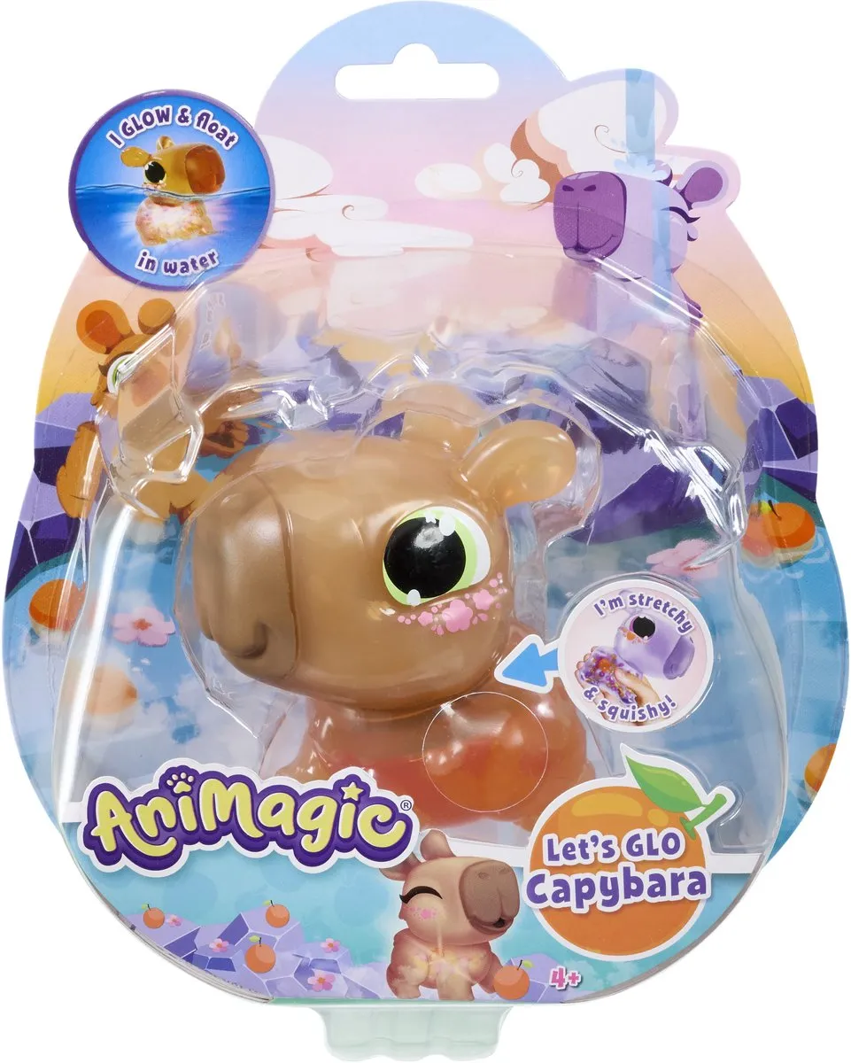 Goliath Animagic Let's Glo Capybara Speelfiguur