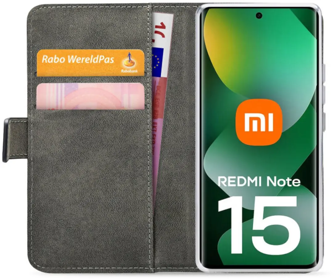 Mobilize Classic Gelly Wallet Book Case Xiaomi Redmi Note 17 5G - Zwart