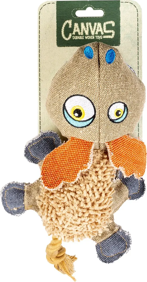 DuvoPlus Speelgoed Hond Canvas Eland 28x16x8cm - Gemengde Kleuren