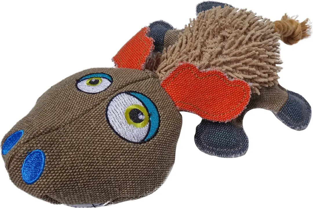 DuvoPlus Speelgoed Hond Canvas Eland 28x16x8cm