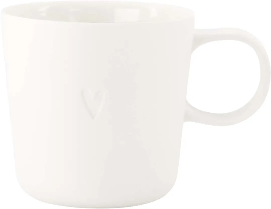 Zusss Keramieken Koffiemokken Set - 2 Stuks 230ml Wit