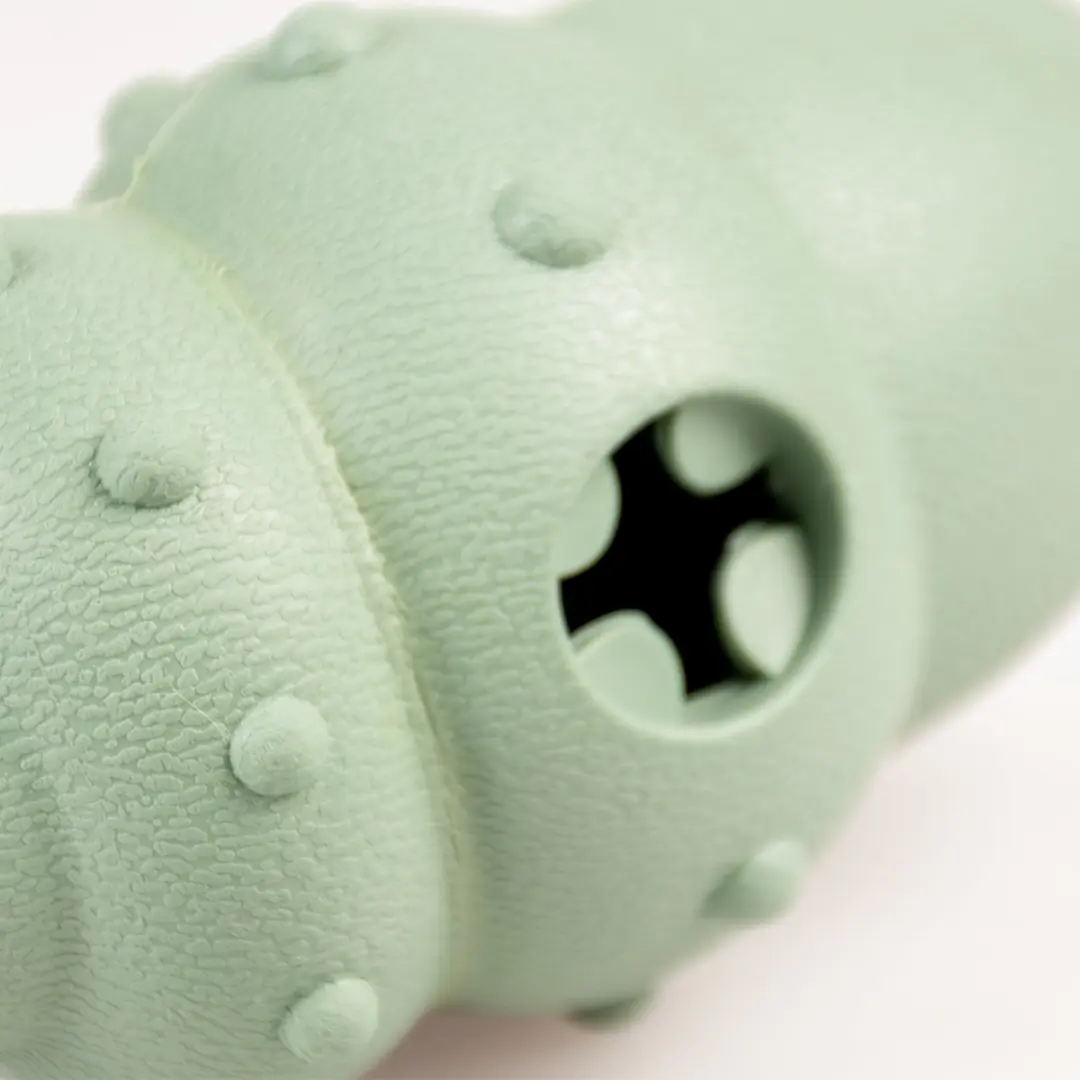 DuvoPlus Eco Rubber Snackdispenser Hond - Groen