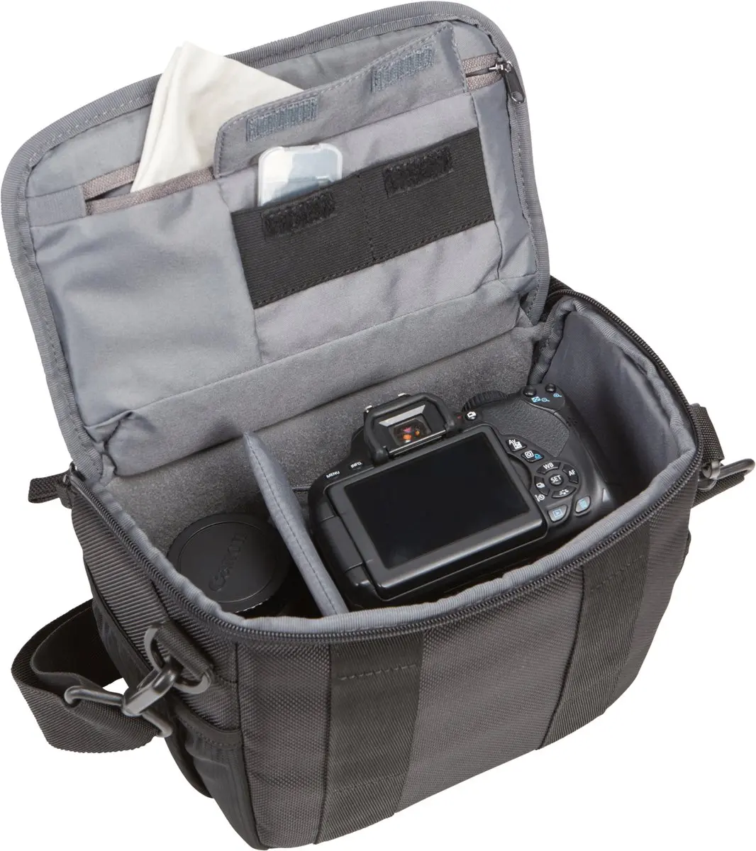 Case Logic Bryker Camera Case DSLR M - 2 Lenzen - Zwart - afbeelding 3 van 4