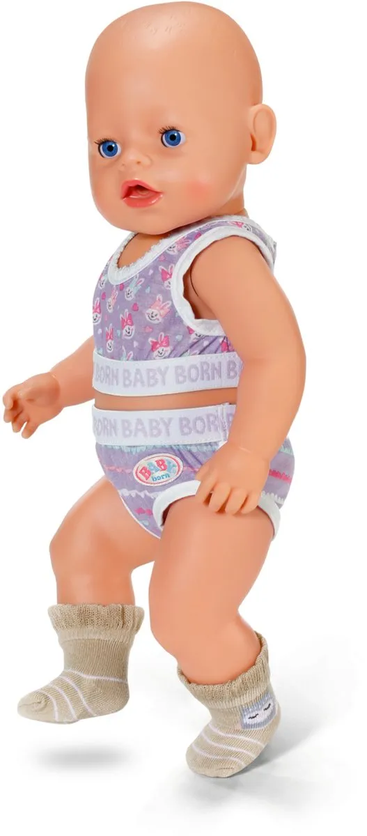 Baby Born Sokken met Schapenmotief 43cm - Meerkleurig