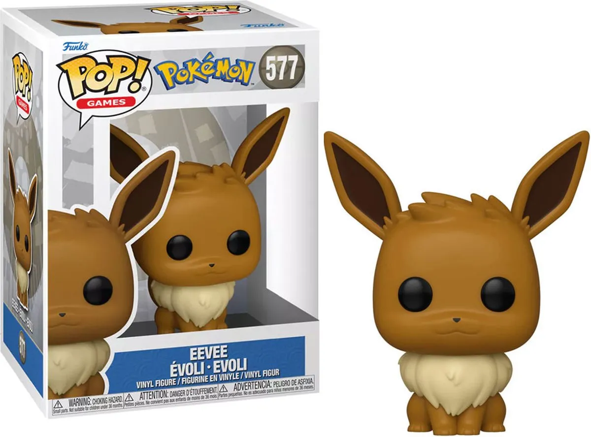 Funko Pop Pokémon Eevee #577 - 9,5 cm