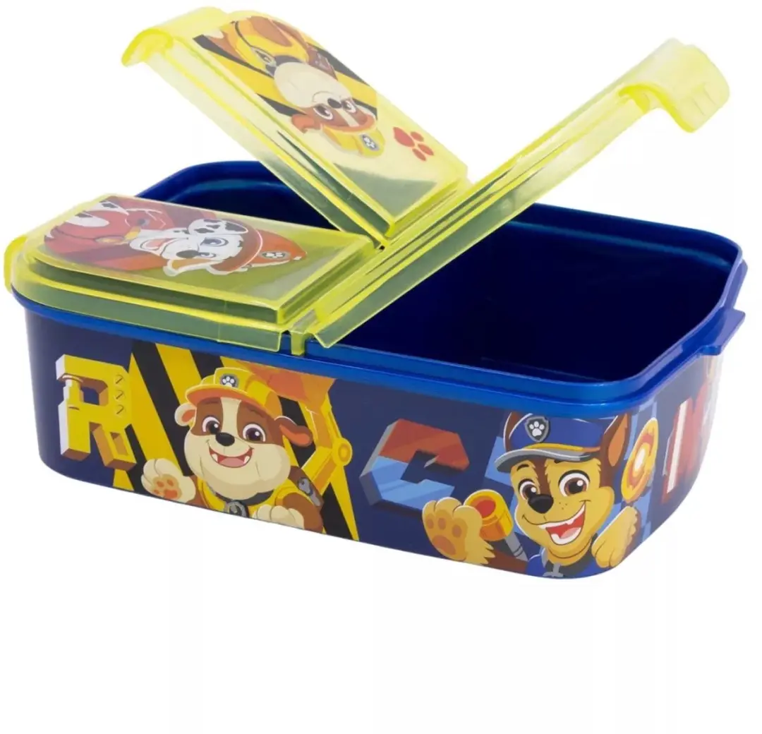PAW Patrol Broodtrommel 3 Vakken - Blauw