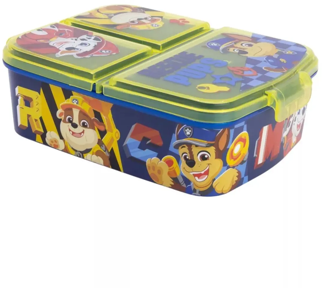 PAW Patrol Broodtrommel 3 Vakken - Blauw