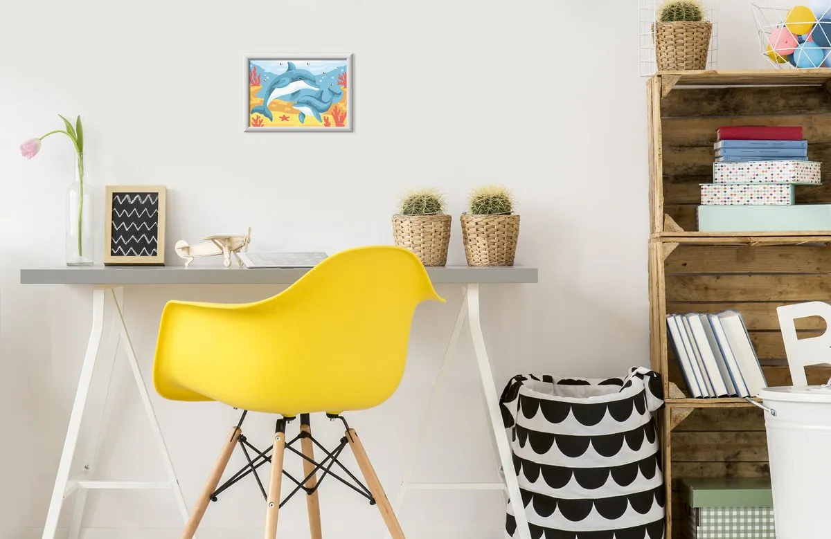 Ravensburger CreArt Springende Dolfijn Schilderen op Nummer - Meerkleurig