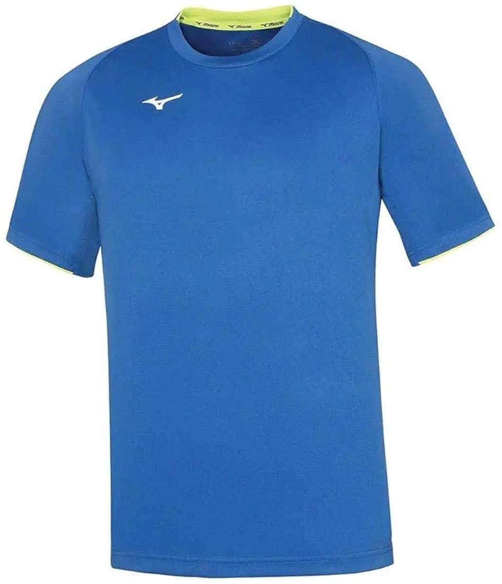 Mizuno Core Shirt Heren - L - Blauw