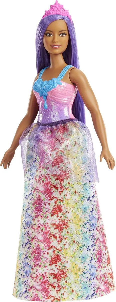 Barbie Dreamtopia Prinsespop - Paars haar
