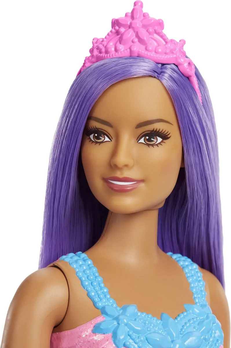 Barbie Dreamtopia Prinsespop - Paars haar