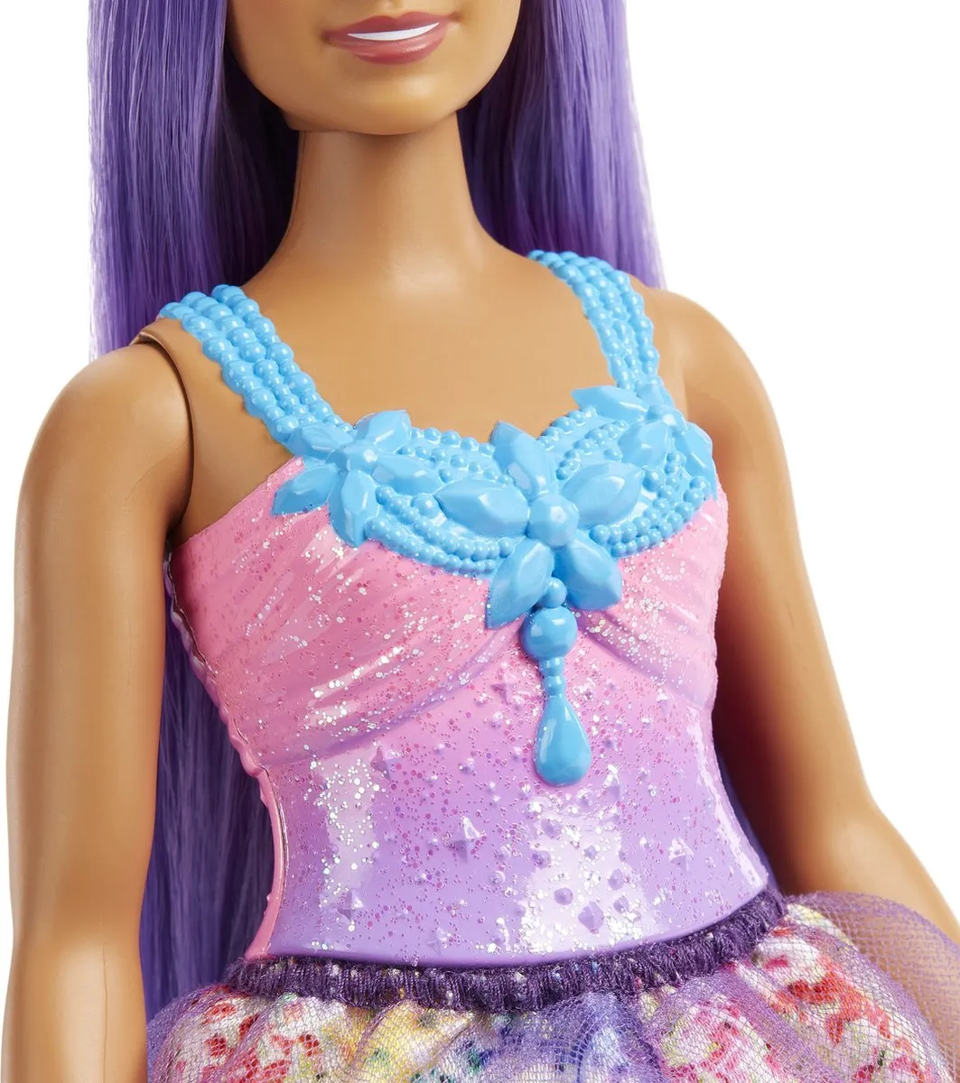 Barbie Dreamtopia Prinsespop - Paars haar