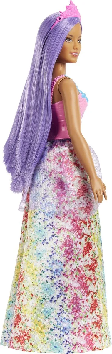 Barbie Dreamtopia Prinsespop - Paars haar