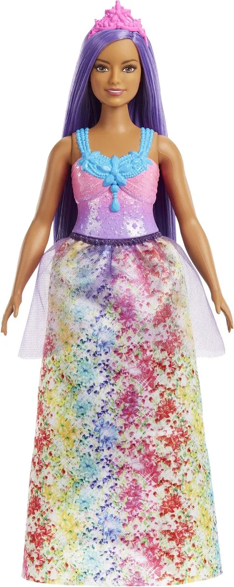 Barbie Dreamtopia Prinsespop - Paars haar