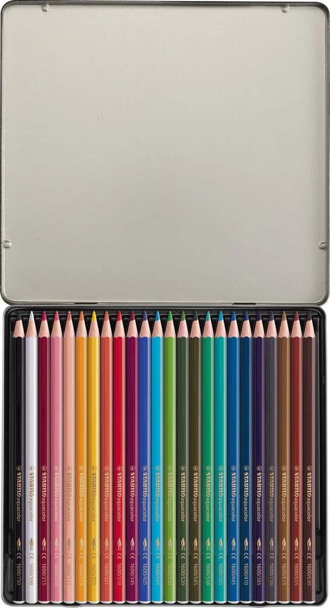 STABILO Original Kleurpotloden 24 Stuks - 2,5mm - Metaal Etui