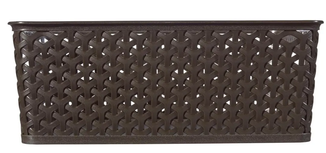 Curver My Style Nestbaar Opbergmand 13L - Donker Bruin
