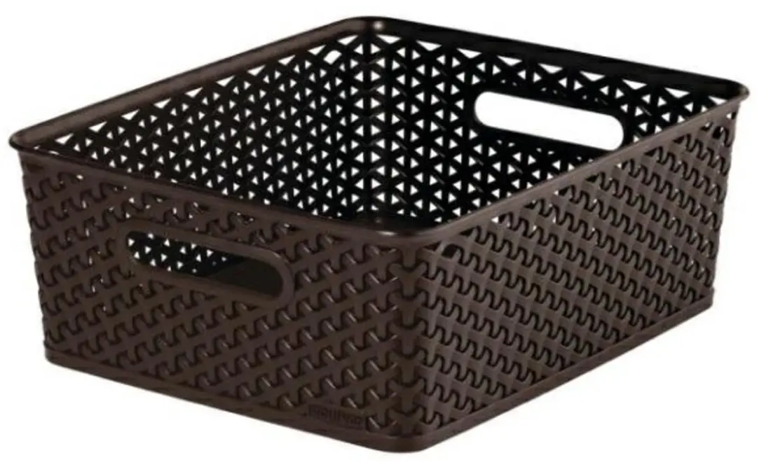 Curver My Style Nestbaar Opbergmand 13L - Donker Bruin