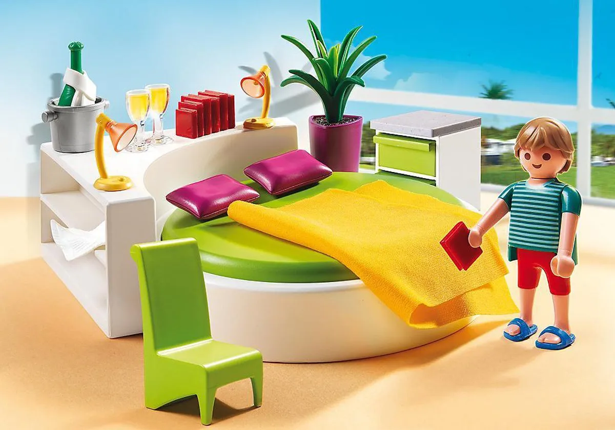 Playmobil Slaapkamer met Loungebed 5583 - Multicolor