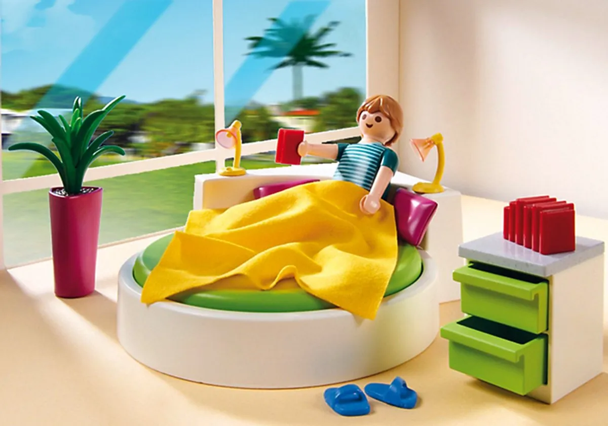 Playmobil Slaapkamer met Loungebed 5583 - Multicolor